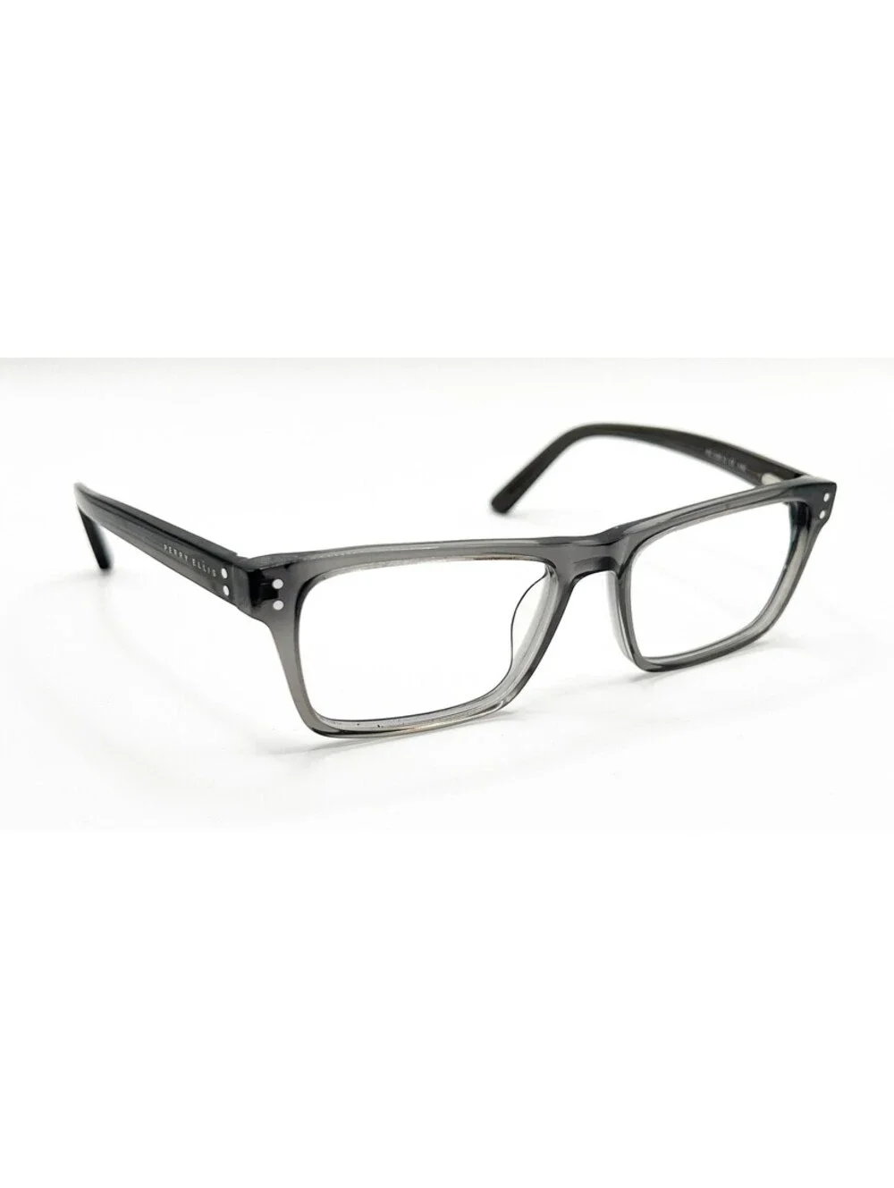 Perry Ellis Pe330-3 Crystal Gray Authentic Eyeglasses 54-17-140
